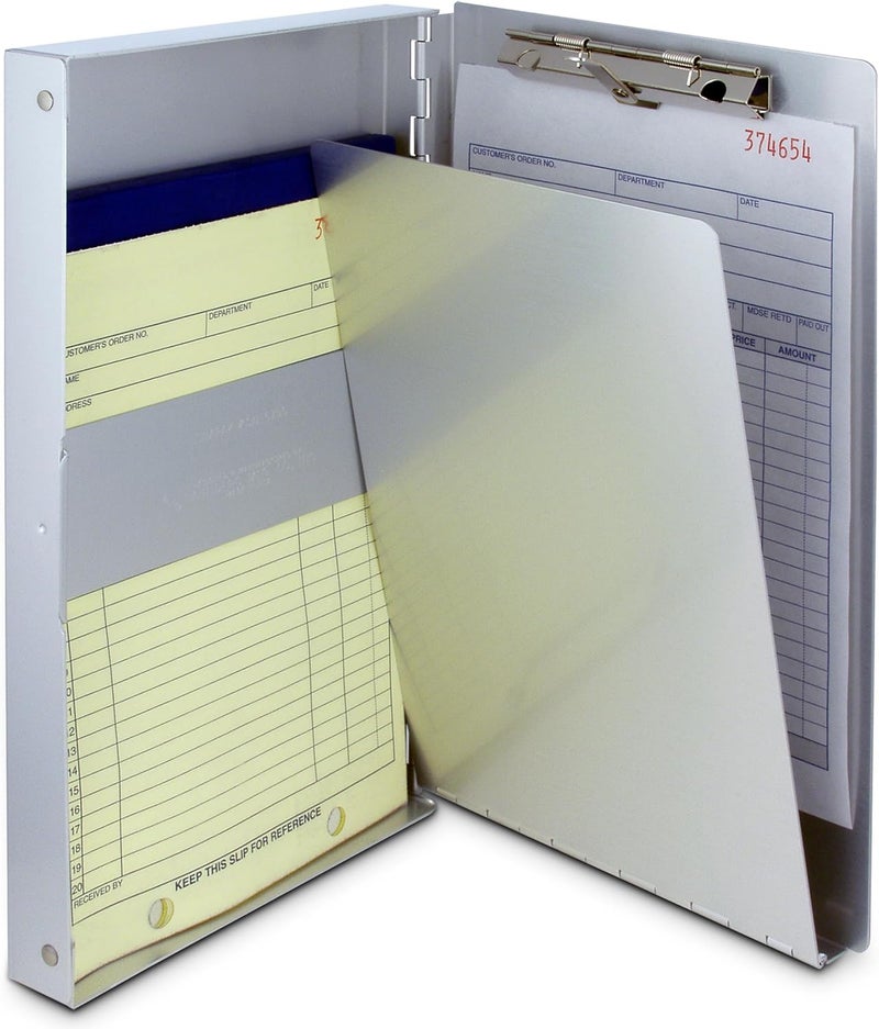 Saunders Recycled Aluminum Snapak Form Holder, Memo Size, Fits Paper Size up to 6 x 10 inches (10507) - Image 2