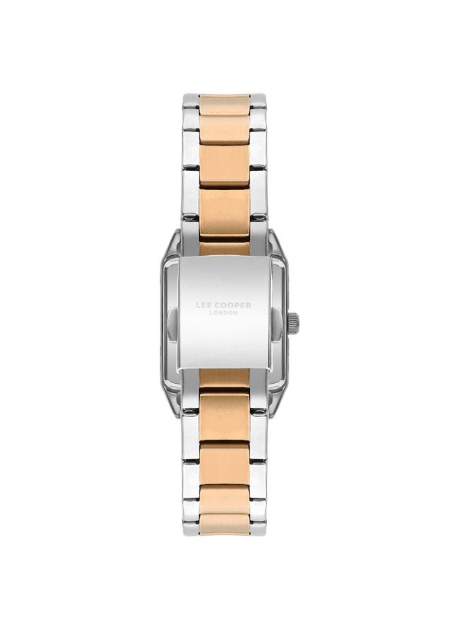 Lee Cooper - Lee Cooper LC07924.530 Women Analog Display Watch & Metal Strap Two Tone - Image 1