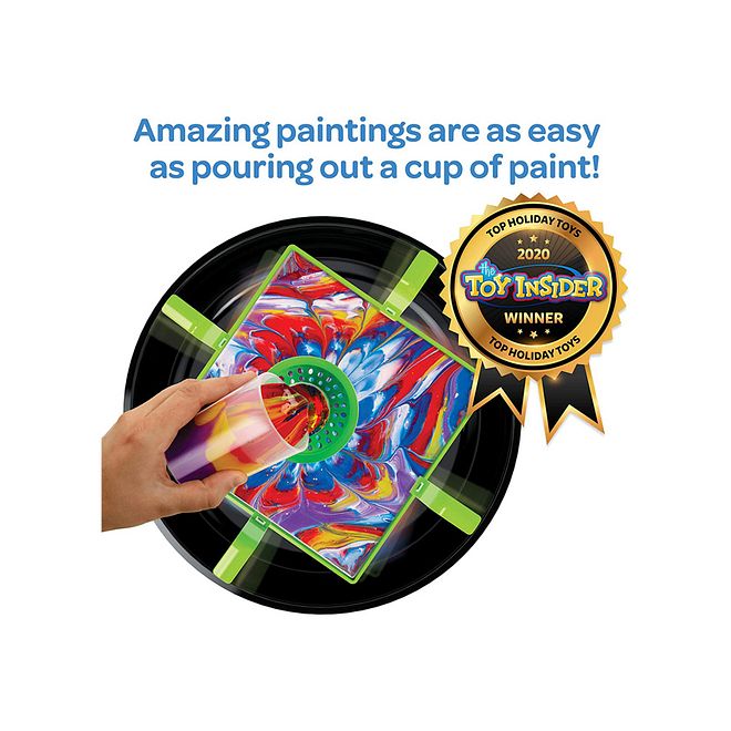 Crayola مجموعة فن الطلاء القابلة للغسل من كرايولا للأعمار من 8 سنوات، مجموعة طلاء سهلة وآمنة وغير سامة، تشمل 10 ألوان، 3 لوحات قماشية، صينية وإكسسوارات - Image 5