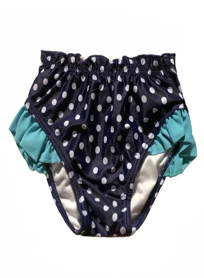 glcsisi Baby Girls Bikini 3-Set Polka Dots Tankini with Skirt SPF Summer Beach Wear Fluttering Sleeve Swim Shirt& Shorts 1-2t - Image 5