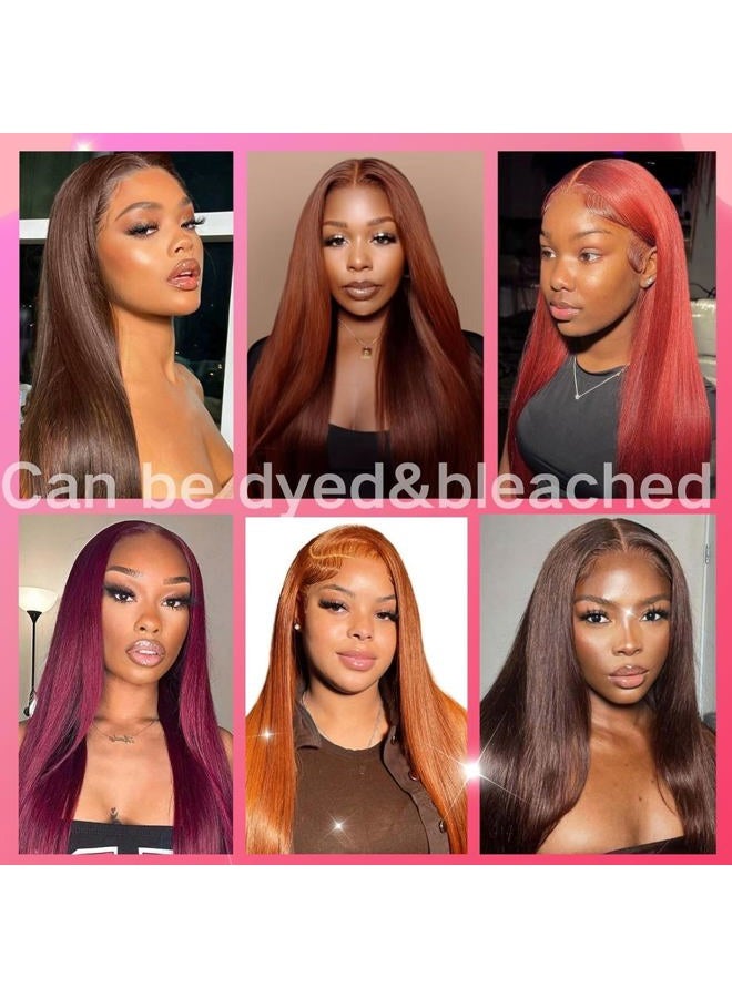AUTTO Hair 8A Unprocessed Brazilian Virgin Hair Straight Remy Hair One Bundle 22inch Cheap Virgin Human Hair Extension Weft Natural Black Color (100+/-5g)/bundle Can be Dyed and Bleached - Image 5
