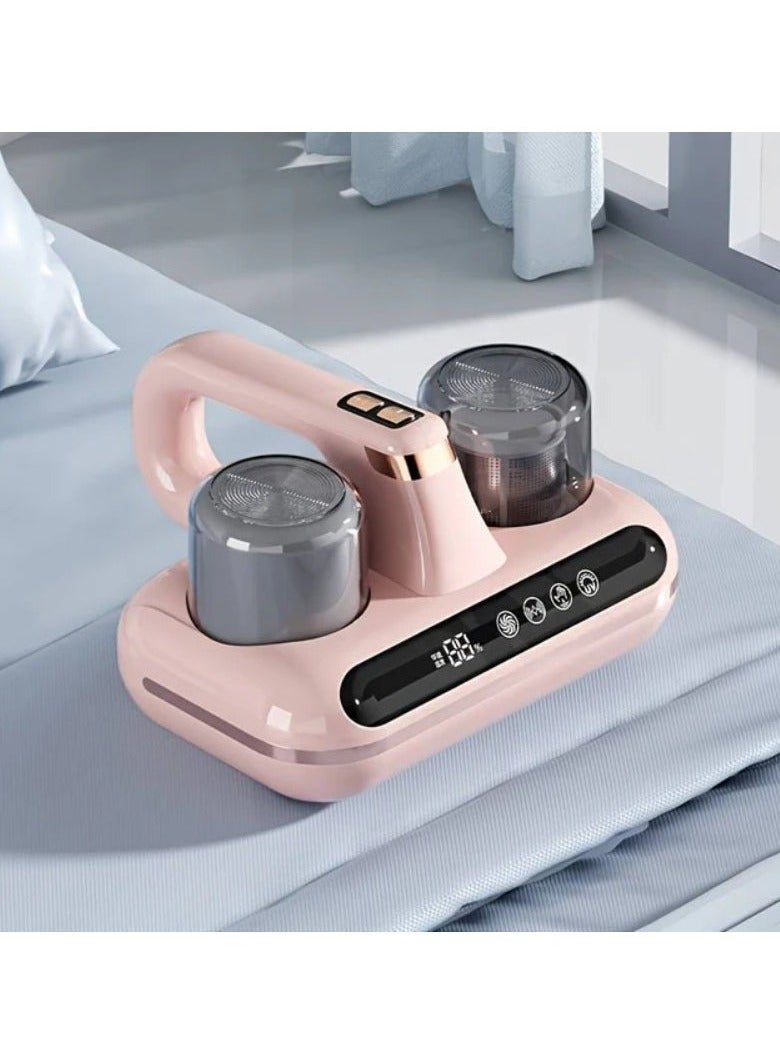 5 in 1 Cordless Mite Removal Household Bed Vacuum Cleaner with UV-C Light and Ultrasonic Technology, 10000pa Strong Suction, Low Noise, Mite Removal and Dust Removal Tool Electric UV Sterilizer. (Comes with 3 Filters) - Image 1