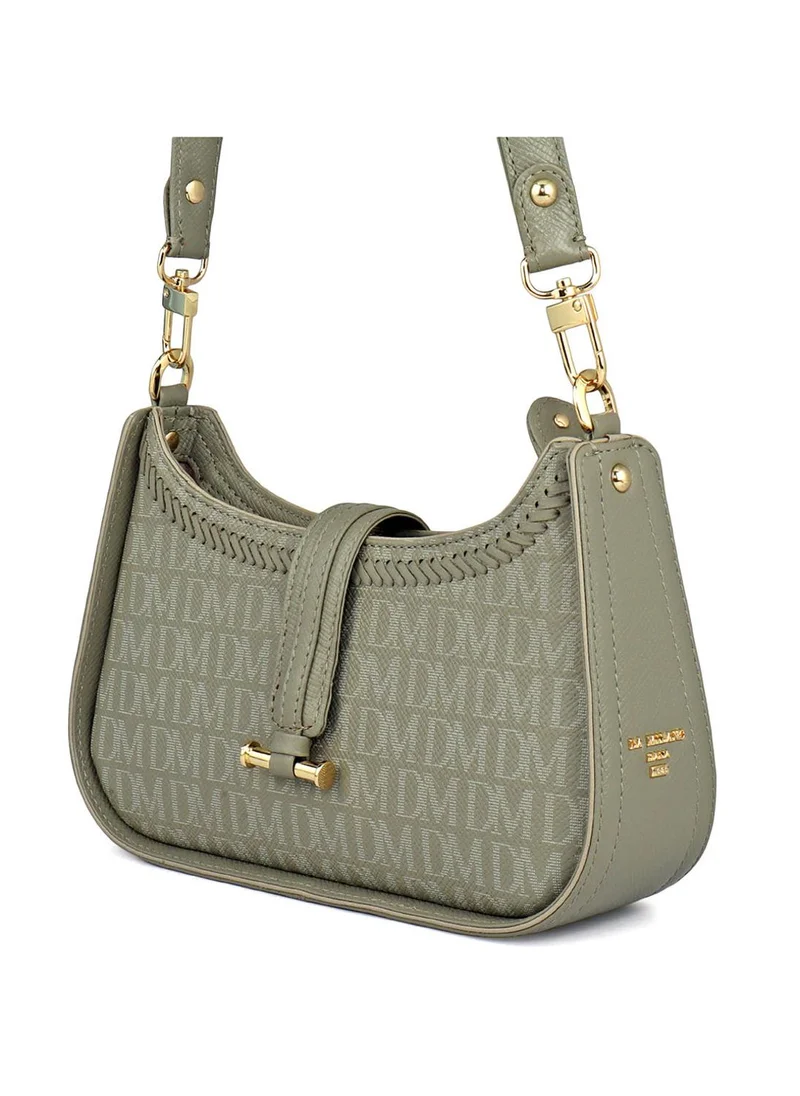 Da Milano  Genuine Leather Grey Sling Bag for Women | Best Price UAE