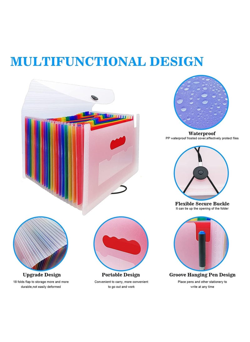 24 Pockets Expanding File Folder Multicolored Accordian File Organizer File Organizer Expandable Folder with Expandable Cover Document Organizer A4 Size File Box Large Capacity - pzsku/Z03DFC941A236BDF497A6Z/45/_/1730975036/b35a395f-73be-4858-96ce-e2c18c2a5193