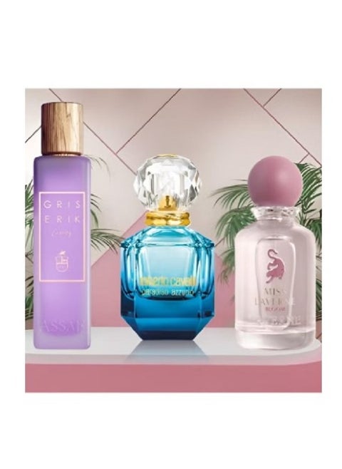 Perfumes A set of three perfumes