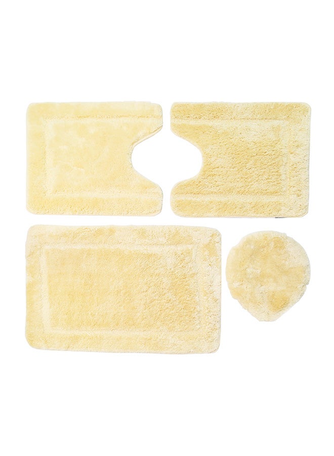 Cannon حصيرة استحمام أكريليك ٤ قطع عاجي - Image 2