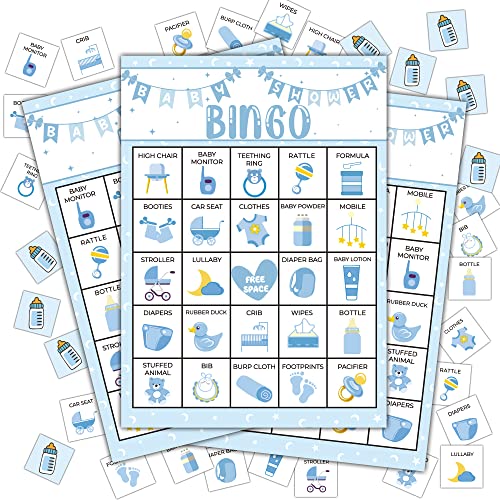 Disfuco Baby Shower Bingo Bingo Game for 24 Players A04 - Image 1