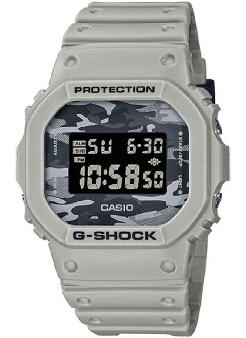 Casio Men Watch G-shock Digital Camouflage Black Dial Resin Band DW-5600CA-8DR.