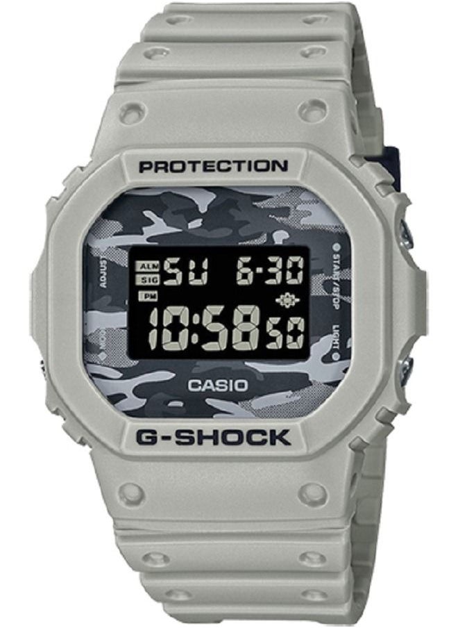 CASIO - Casio Men Watch G-shock Digital Camouflage Black Dial Resin Band DW-5600CA-8DR. - Image 1