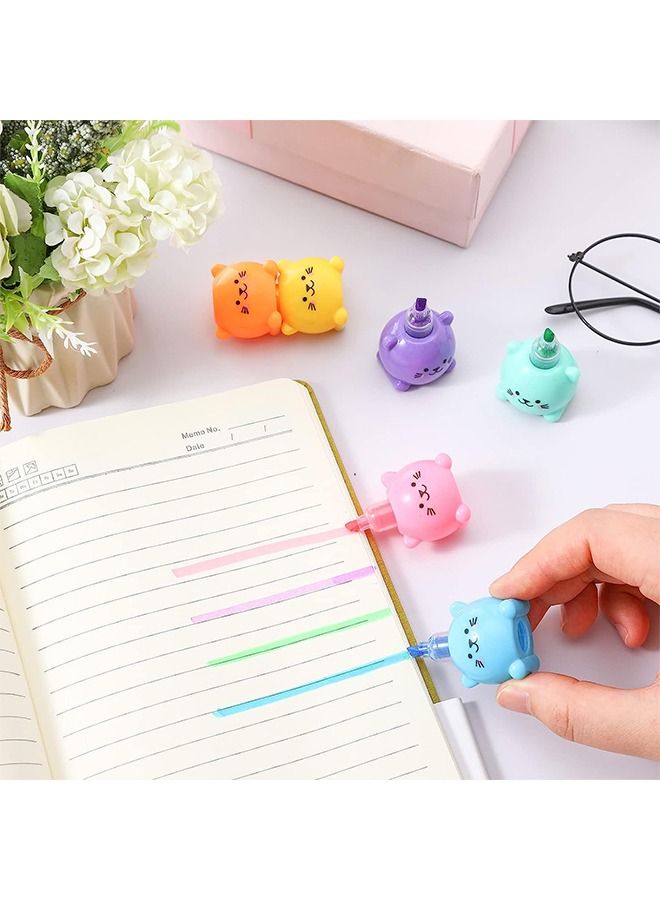 6PCS highlighters, Colored markers, Colored Octopus shaped highlighters, Mini Stackable highlighters for Adult, Children, Student, graffiti, office supplies - Image 4