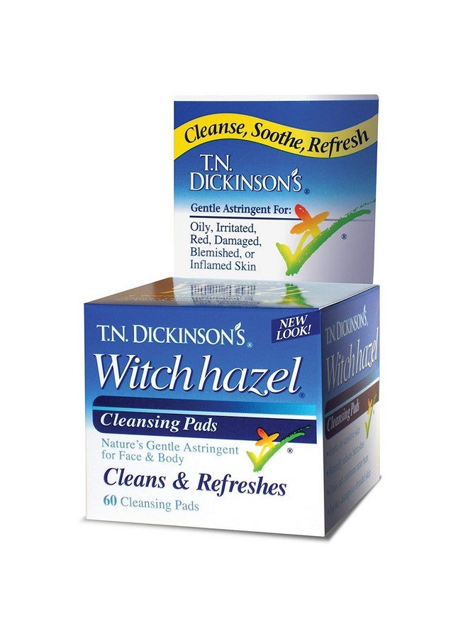 T.N. Dickinson: Witch Hazel Cleansing ct, 60 ct (5 pack)