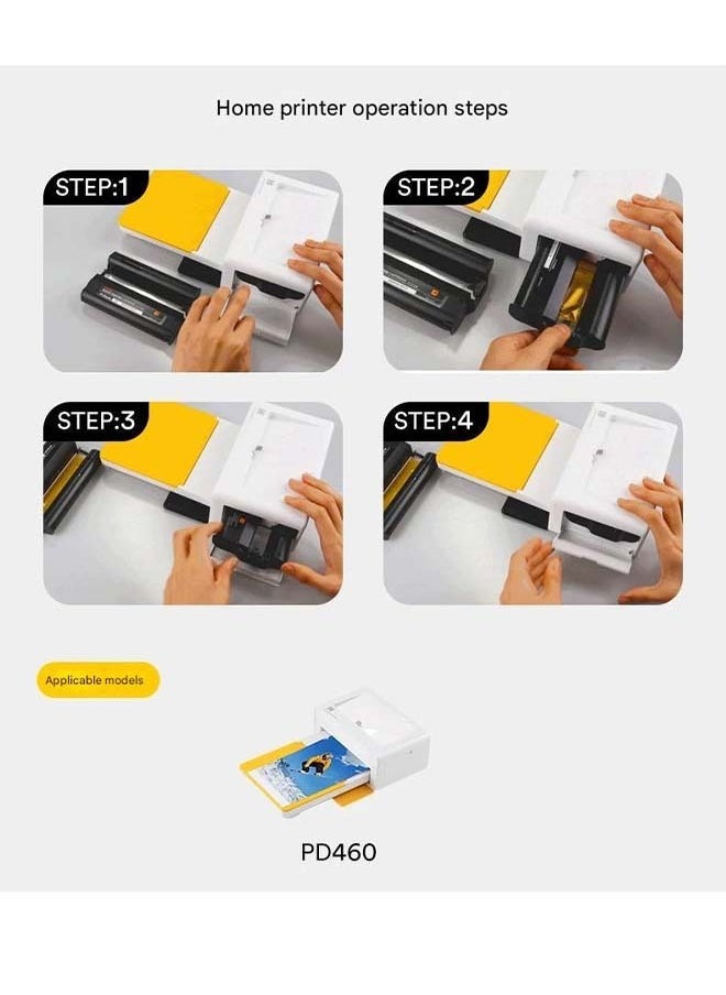 Kodak - KODAK Dock Plus & Dock Photo Printer Cartridge PHC-80 – Cartridge Refill & Photo Paper- 80 Pack - Image 1