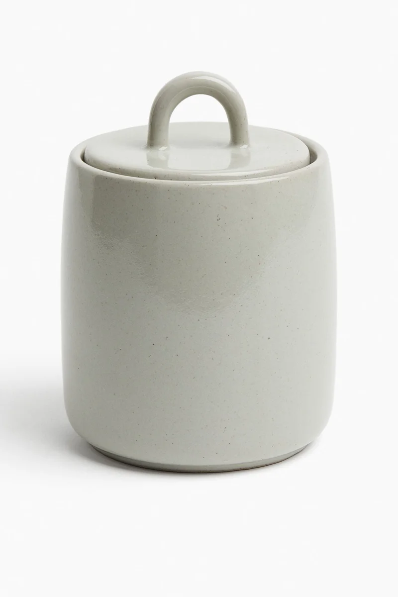 H&M Stoneware jar