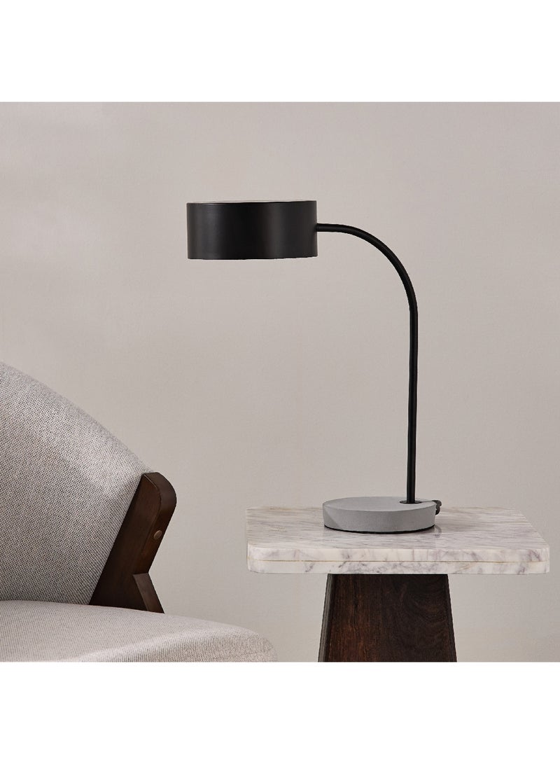 Home Box Tyler Metal Table Lamp and Cement Base 37 x 18 x 45.5 cm  - Image 1
