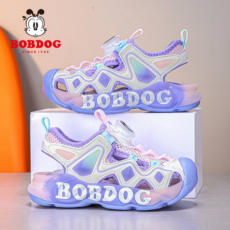 Babu Bean Children'S Shoes Boys Baotou Sandals 2025 Middle And Large Children'S Non-Slip Soft Sole Children'S Sports Sandals - Image 3