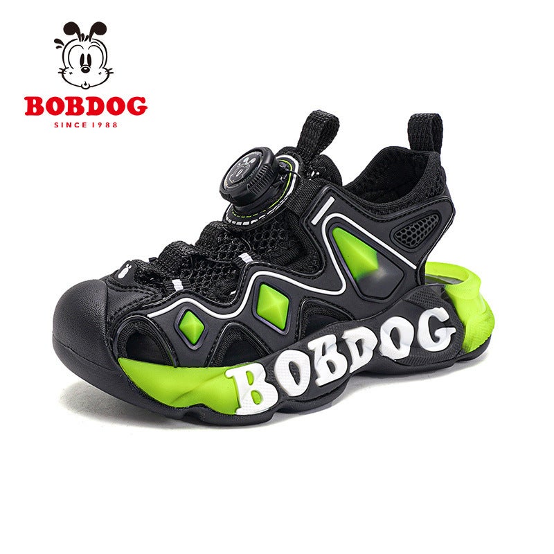 Babu Bean Children'S Shoes Boys Baotou Sandals 2025 Middle And Large Children'S Non-Slip Soft Sole Children'S Sports Sandals - Image 1