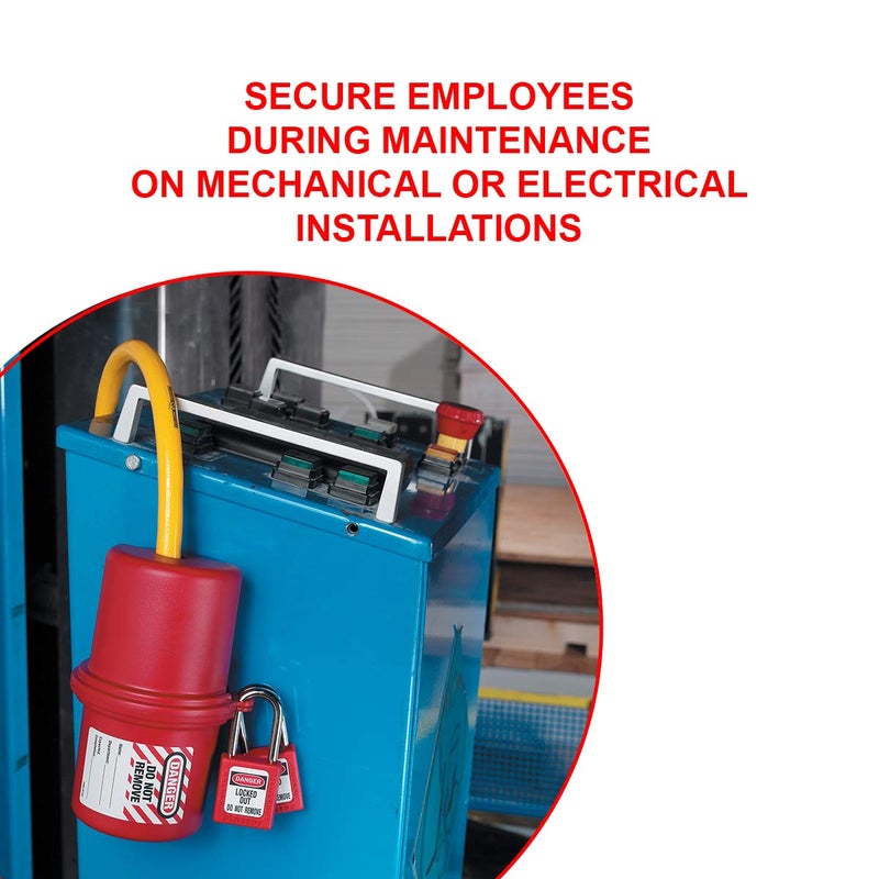 Master Lock Rotating Electrical Plug Lockout Device for 220-550 Volt Plugs - Image 3