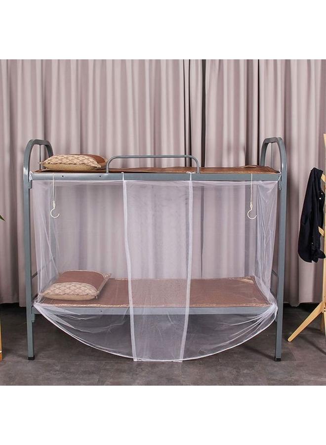 Bluejw Mosquito Net Student Dormitory Upper Bed Side Door Zipper 0.9m Female Single Bed Dormitory Upper And Lower Bed Bracket Rod New Product - Image 1