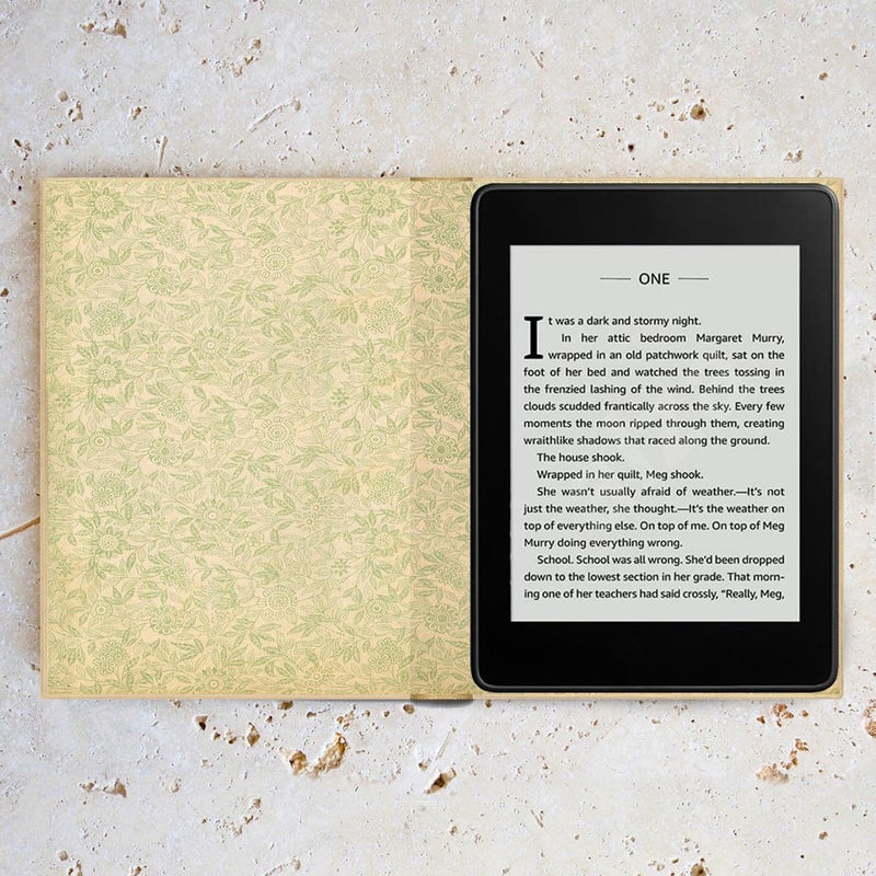 KleverCase Book Style Universal Cover Case for Kindle Paperwhite and Kindle eReaders (includes latest Paperwhite models with 6.8 inch screen)… (Vintage Flowers) - Image 3