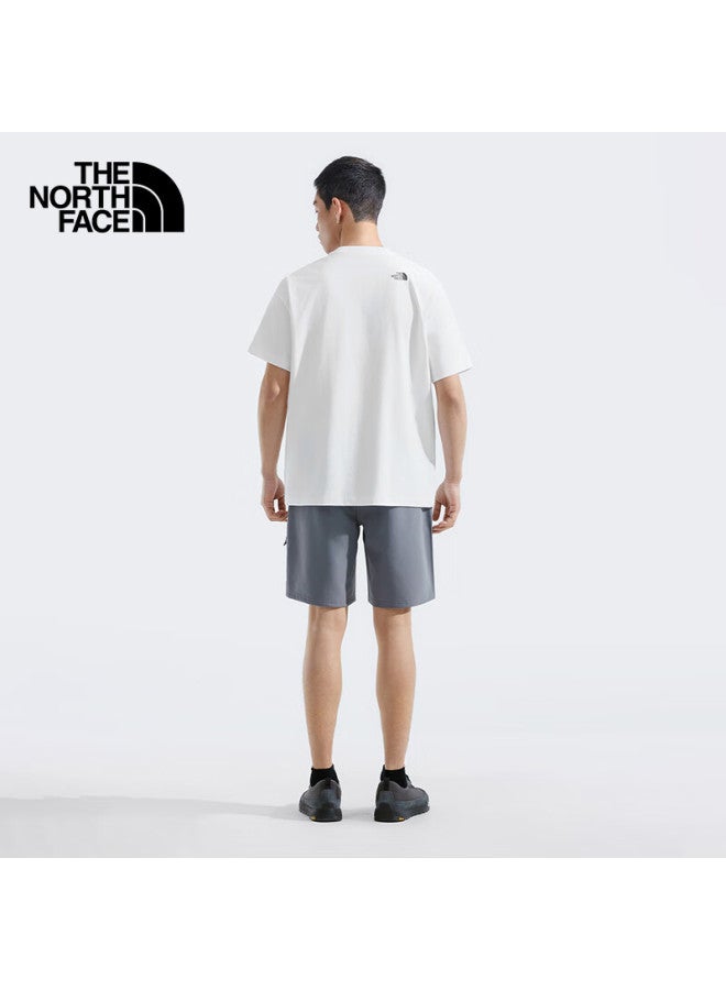 The North Face Unisex Cotton Printed Short Sleeve T-Shirt Outdoor Breathable 8D7W Snow White/Fn4 L