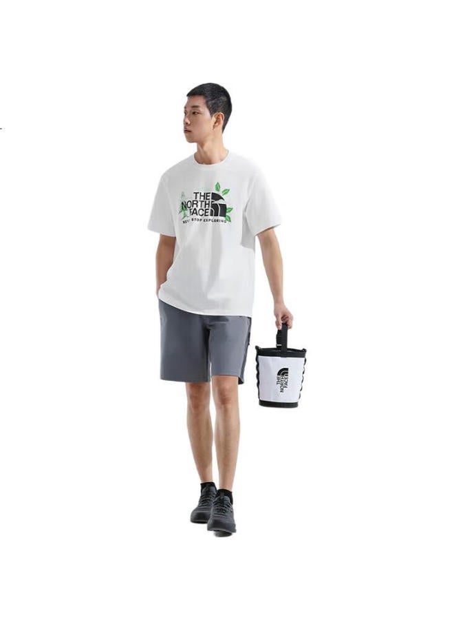 The North Face Unisex Cotton Printed Short Sleeve T-Shirt Outdoor Breathable 8D7W Snow White/Fn4 L