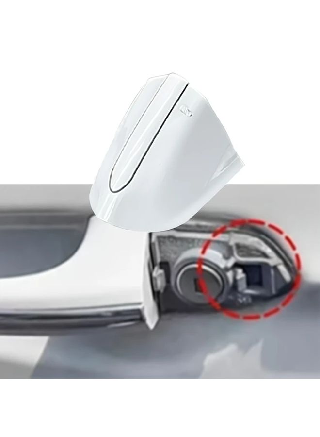 High Configuration Red Door Handle Key Bezel Cover Cap for Ford Fusion 2013 2020 Edge 2015 2020 Replacement - Image 5