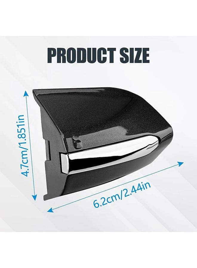 High Configuration Red Door Handle Key Bezel Cover Cap for Ford Fusion 2013 2020 Edge 2015 2020 Replacement - Image 2