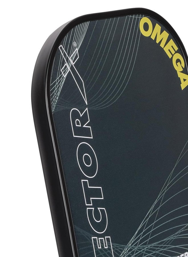 فيكتور أكس مجموعة مضرب كرة بيكل بول Vector X Omega، مضرب ذو قلب من البولي بروبيلين على شكل قرص العسل مع مقبض ممتاز وحافة منخفضة، متين وخفيف الوزن (مضرب واحد + كرتان بيكل بول + حقيبة حمل) - Image 4