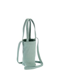 Y&D 2 Pcs Water Bottle Holder, Carrier with Strap Wide-Open Sleeve for Camping, Fishing(Green Yellow)  - Image 1
