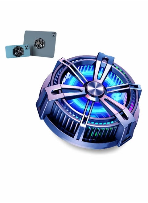 مبرد الهاتف المحمول لـ Magsafe، مروحة تبريد الألعاب لـ PUBG، مصممة لسلسلة iPhone 12/13، البث المباشر ومدونة الفيديو، مبدد حرارة أشباه الموصلات بدون ضوضاء لنظام iOS وAndroid، لأجهزة ipad والكمبيوتر اللوحي