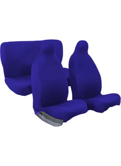 Toyota Corolla Compatible Seat Cover Front and Rear 4 Piece Combed Cotton Set