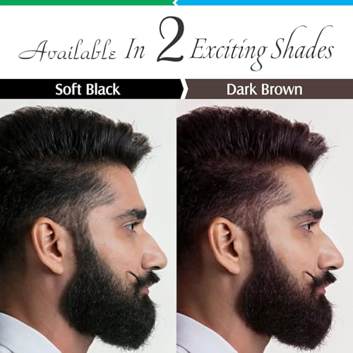 Vegetal Safe Color Natural Beard Colour, Chemical-Free, Soft Black, 25g. (Pack of 3) - Image 4