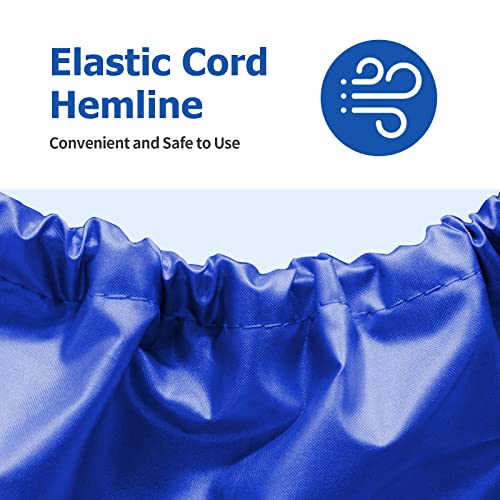 iCOVER Pedal Boat Cover, Fits 3 or 5 Person Paddle Boats Water Proof Heavy Duty Paddles Covers, Blue - Image 5