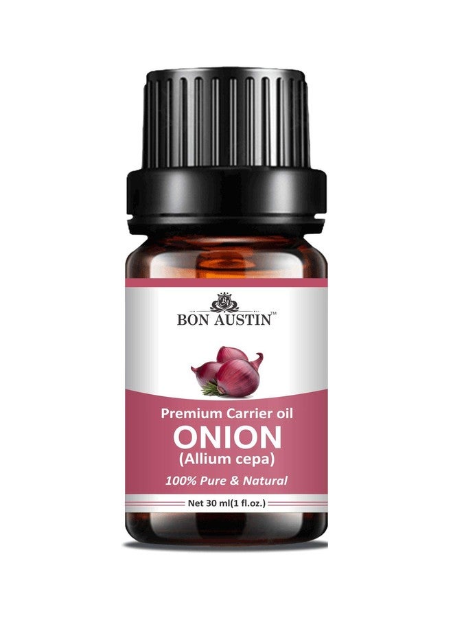 Bon Austin Natural Onion Oil | Pure & Natural Hair Care Oil for Scalp Nourishment, Strength & Smooth, Manageable Hair | Pack of 1 (30 ml) - Image 1
