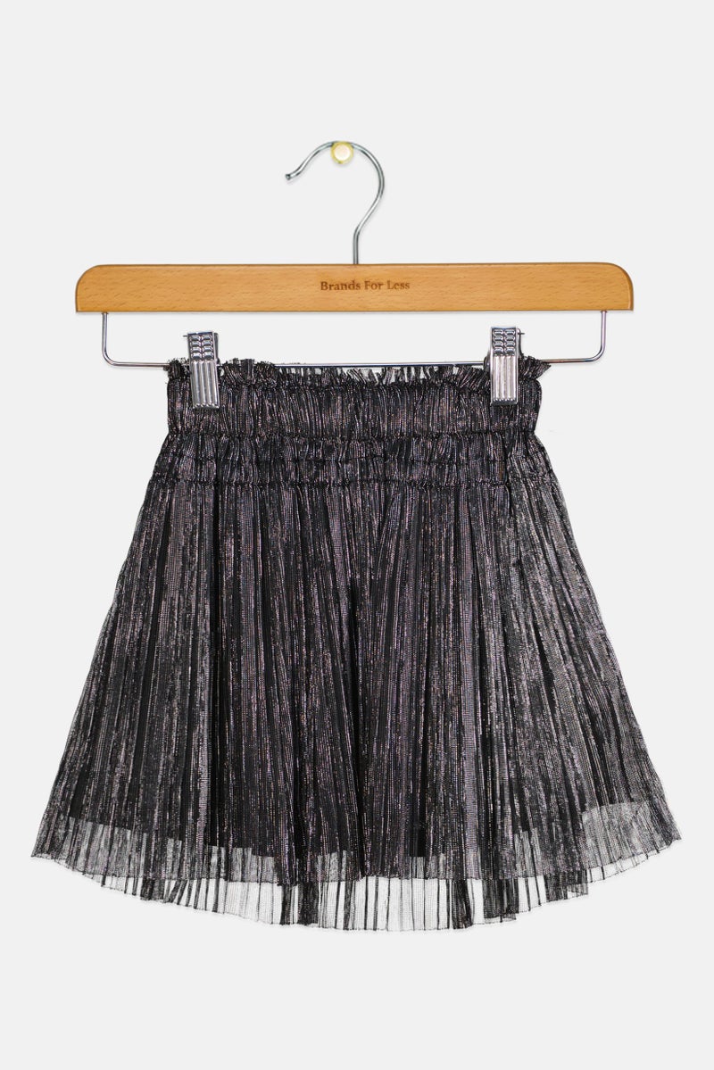 NAME IT Toddlers Girl Pleated Metallic Skirt, Multicolor - Image 1