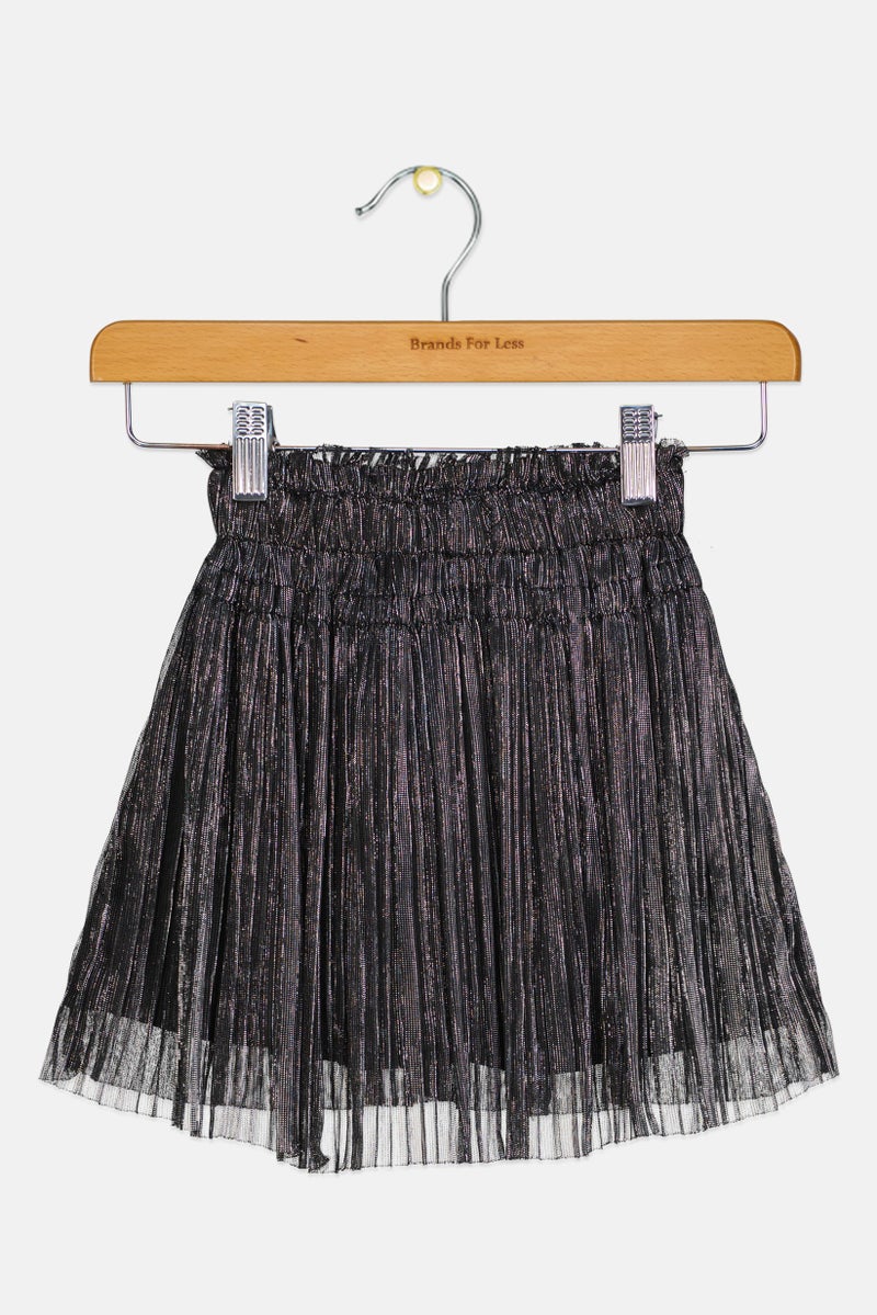 NAME IT Toddlers Girl Pleated Metallic Skirt, Multicolor - Image 2