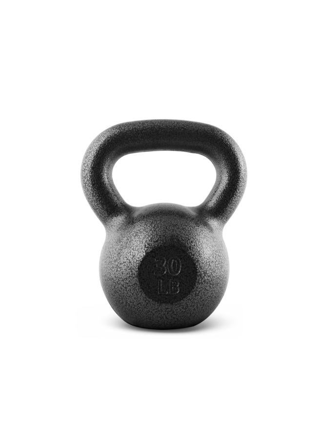 CAP Barbell Black Cast Iron Kettlebell | 30 Pounds - Image 1