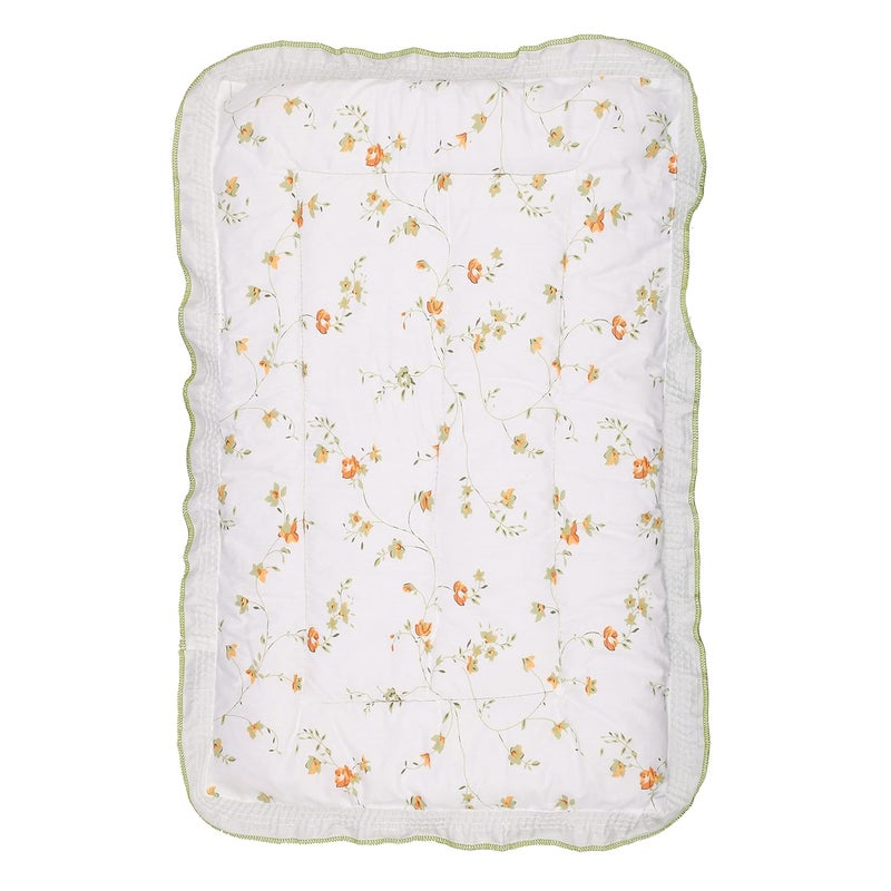 VEWIKZY Cotton | Modern New Born Baby Godari, Cradle Bed, Baby Bed Floral Mattress, Godadi, Crib Sheet, Kids Bed | Multi-Color | Pack Of 1 - Image 1