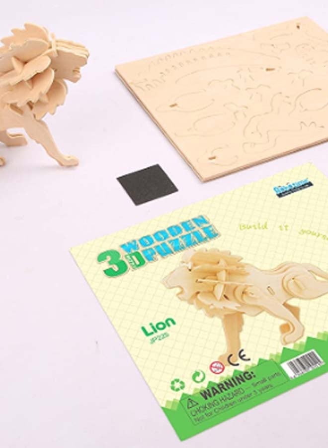NIBEMINENT DIY Lion 3D Puzzle - Image 2