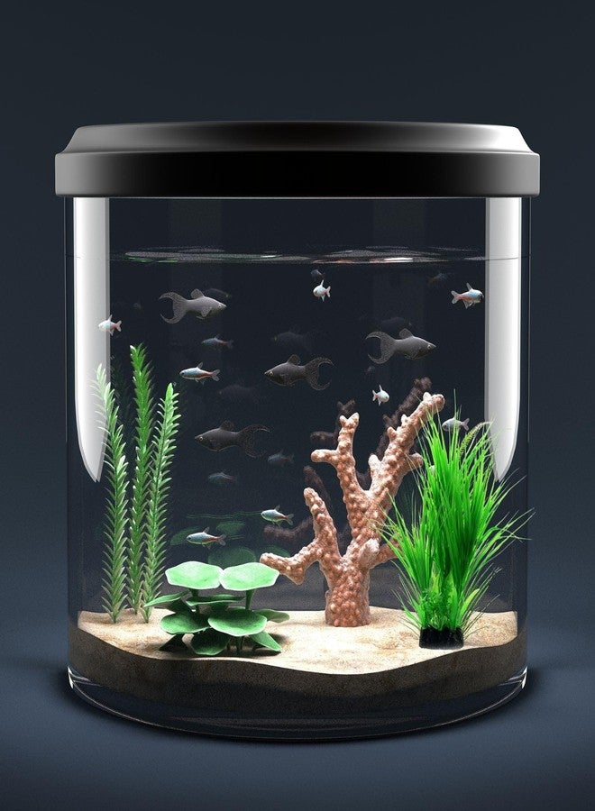 Saim 15inch Aquarium Plastic Plants Decorations,Green Landscaping Artificial Plant Used for Household and Office Aquarium Simulation Hydroponic Plants, Fish Tank Décor - Image 2