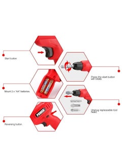 PowerTRC PowerTRC Kids Power Tools Mini Toy Drill Set with 3 Interchangeable Drill Bits Sound and Motion | Pretend Play | Kids Tools  - Image 3