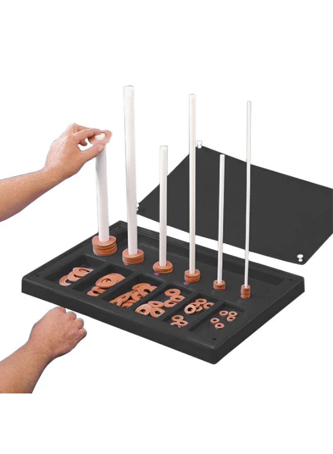 Vertical Ring Tree Fine Motor Skills Therapy Set Hand Eye Coordination Rehabilitation Activity for Occupational Therapy and Sensory Learning