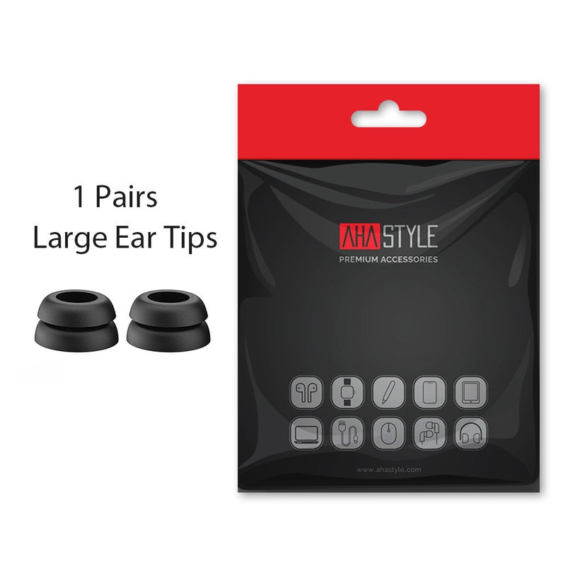Samsung Buds Pro Silicone Eartips Caps Black L single pair bag (Buds Pro)