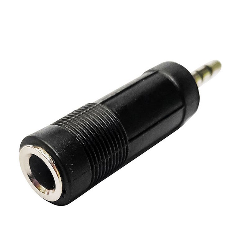 10Pcs Audio Frequency adapter 3.5mm to 6.5 Microphone Adapter 6.5mm Female to 3.5mm Male Adapter Black - Image 5
