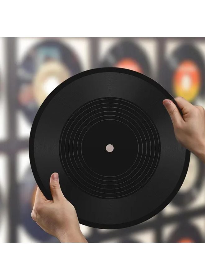10pcs Black Blank Vinyl Records 12 Inch Retro Wall Decor For Home Office - Image 4