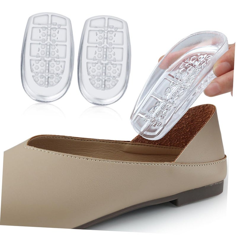 Self Adhesive Gel Heel Pads For Women High Heels Soft Cushion Inserts Beige - Image 4