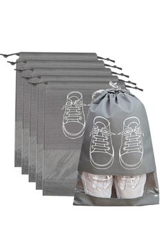 Large Shoe Storage Bags – Dustproof Drawstring Shoe Bags with Transparent Opening, Portable Waterproof Organizers for Daily Use & Travel, 2 Pieces in Various Colors