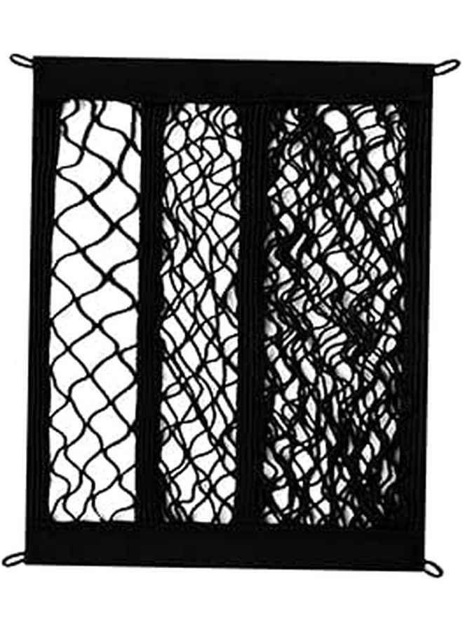 Dual Layer Elastic Cargo Net For Electric Vehicles Front Mesh Organizer Secure Storage - Image 1