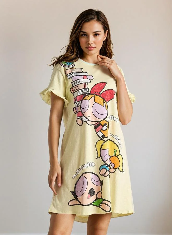 سبلاش فيڤ قميص نوم بطبعة فتيات القوة