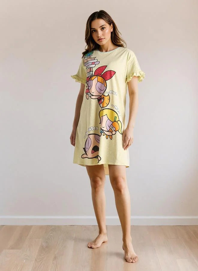 سبلاش فيڤ قميص نوم بطبعة فتيات القوة